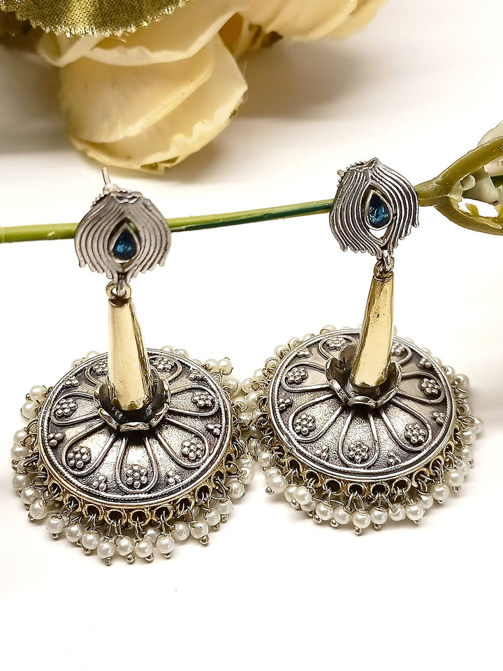 Naira Black Oxidized Jhumki