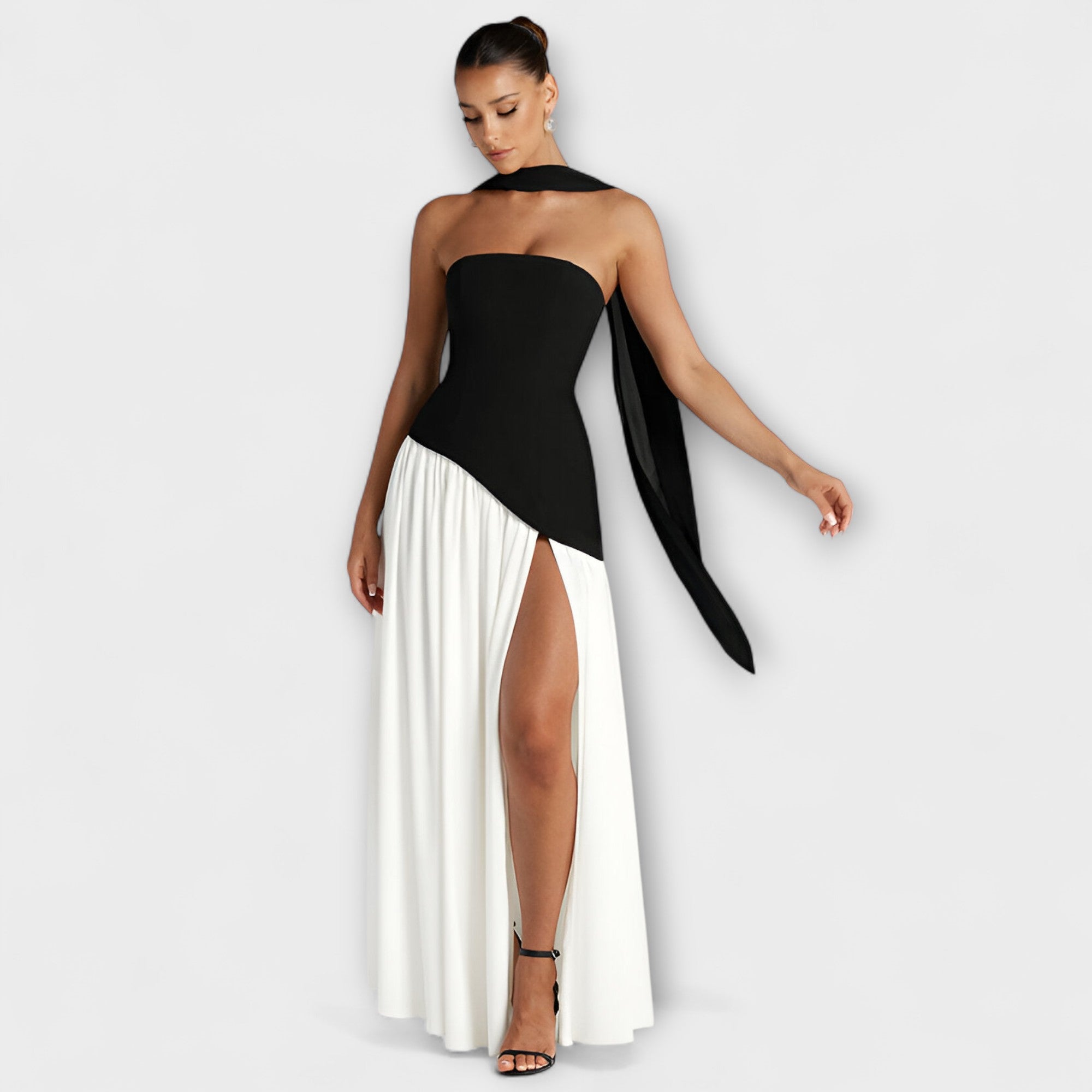 Ada - Elegante Maxi Jurk  - By Qivii