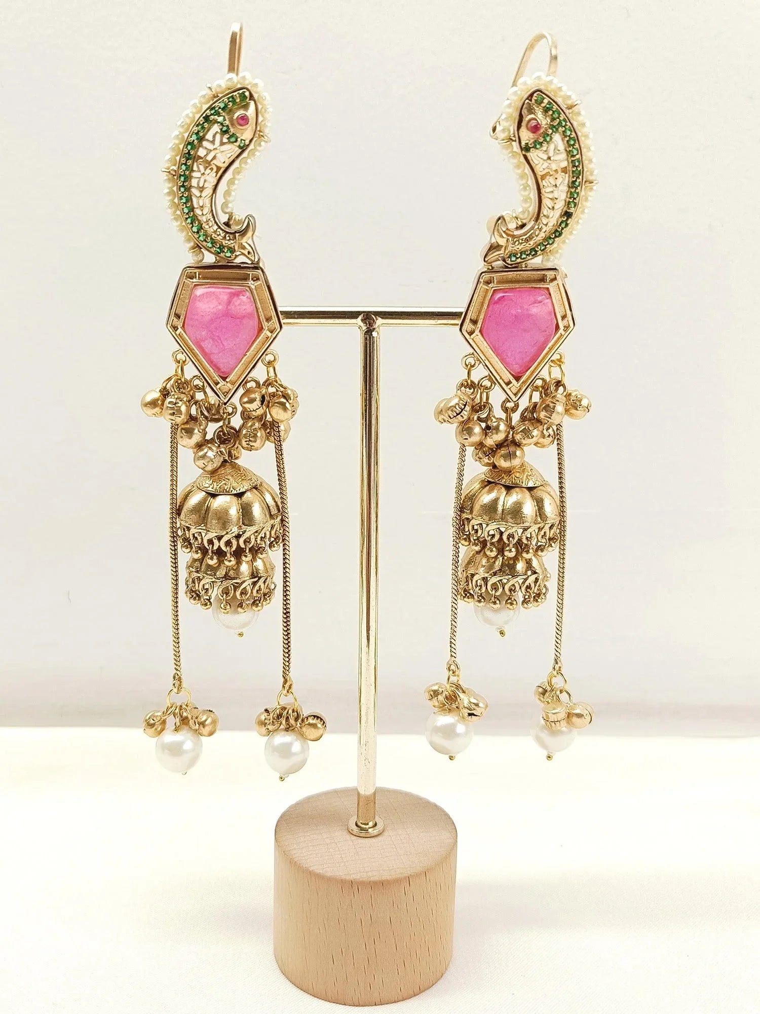 Rashmi Baby Pink Boutique Jhumki