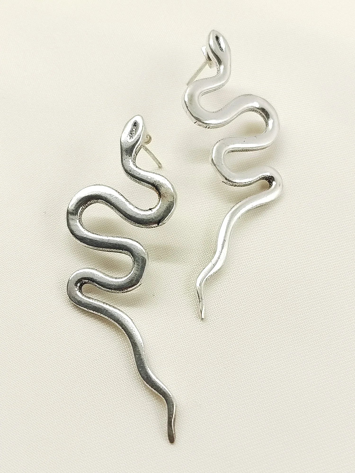 Zilpah Silver Western Earrings