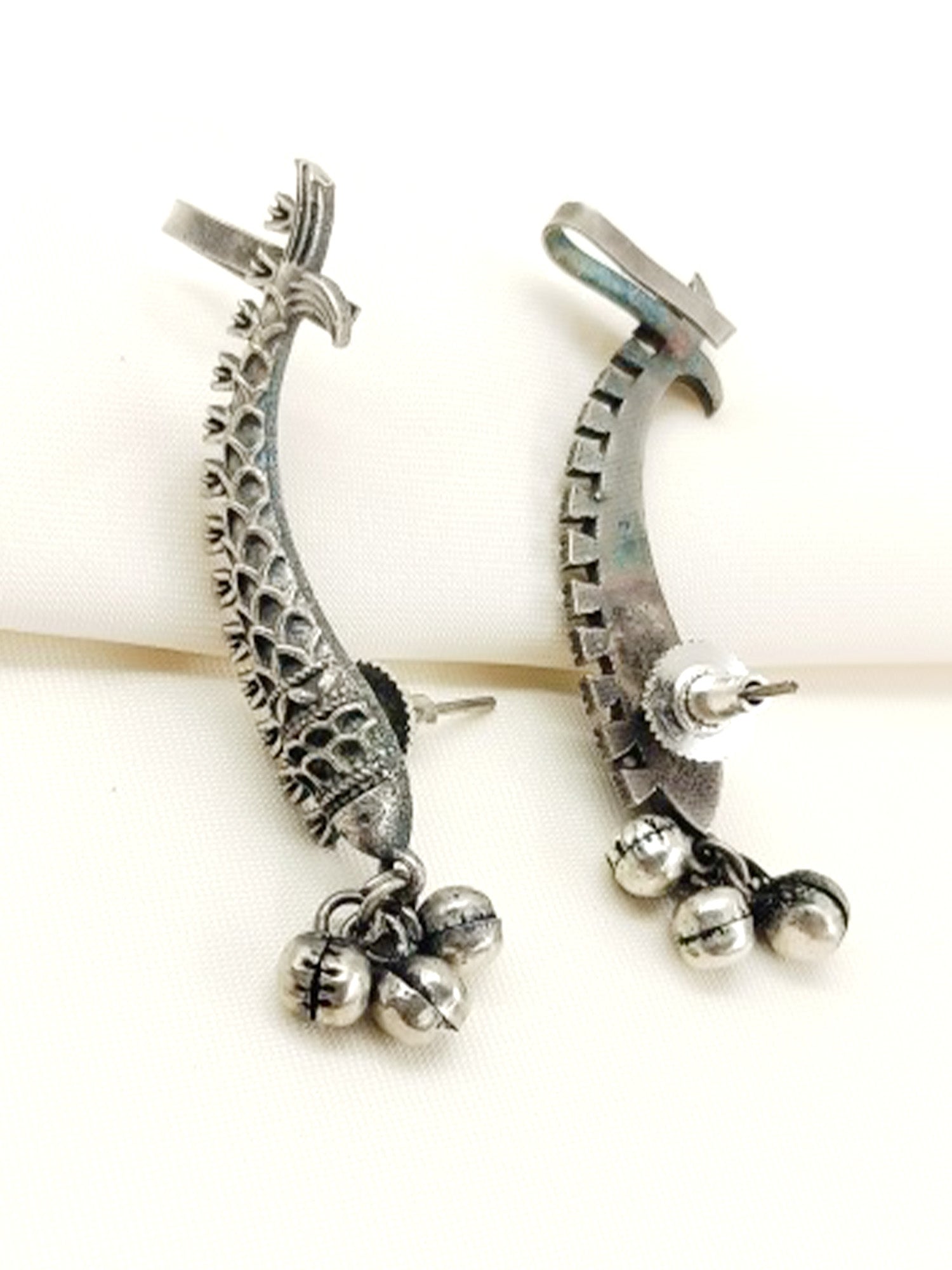 Bhakti Plain Oxidized Earcuffs