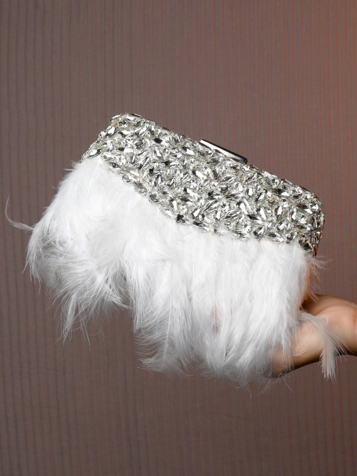 Aadhavi Diamond Stones Evening Clutch