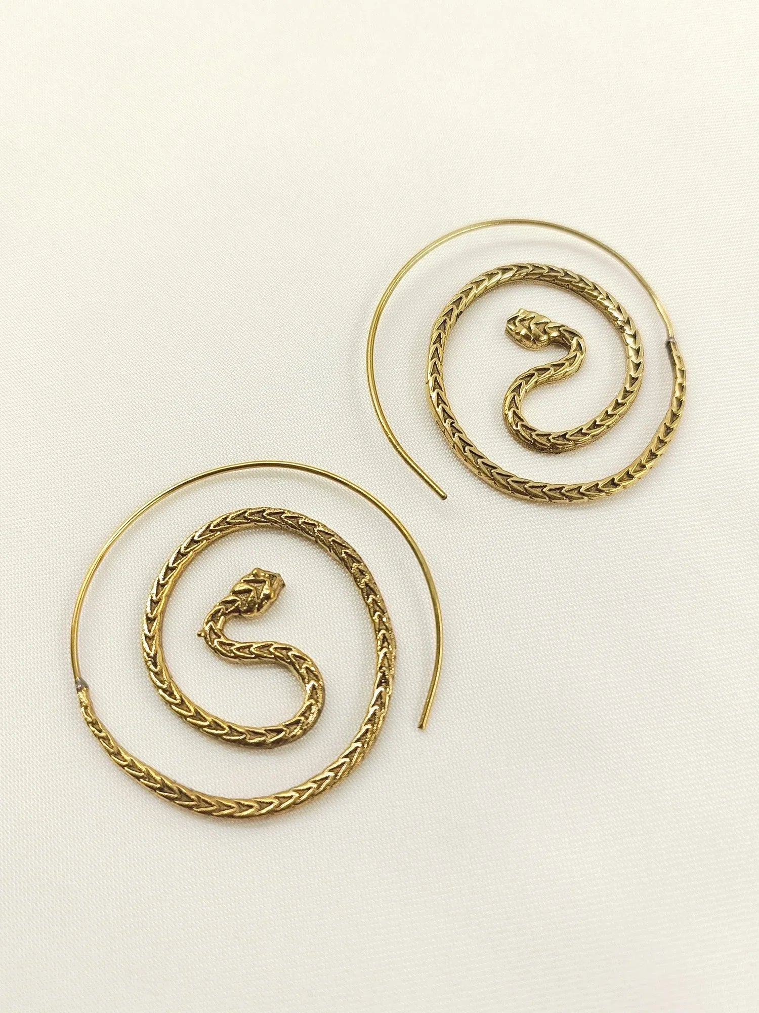 Navdha Golden Western Earrings