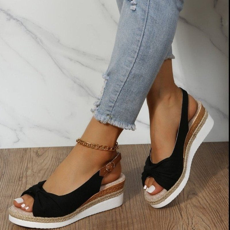 Candy - Orthopädische Peep-Toe Sandalen  - By Qivii