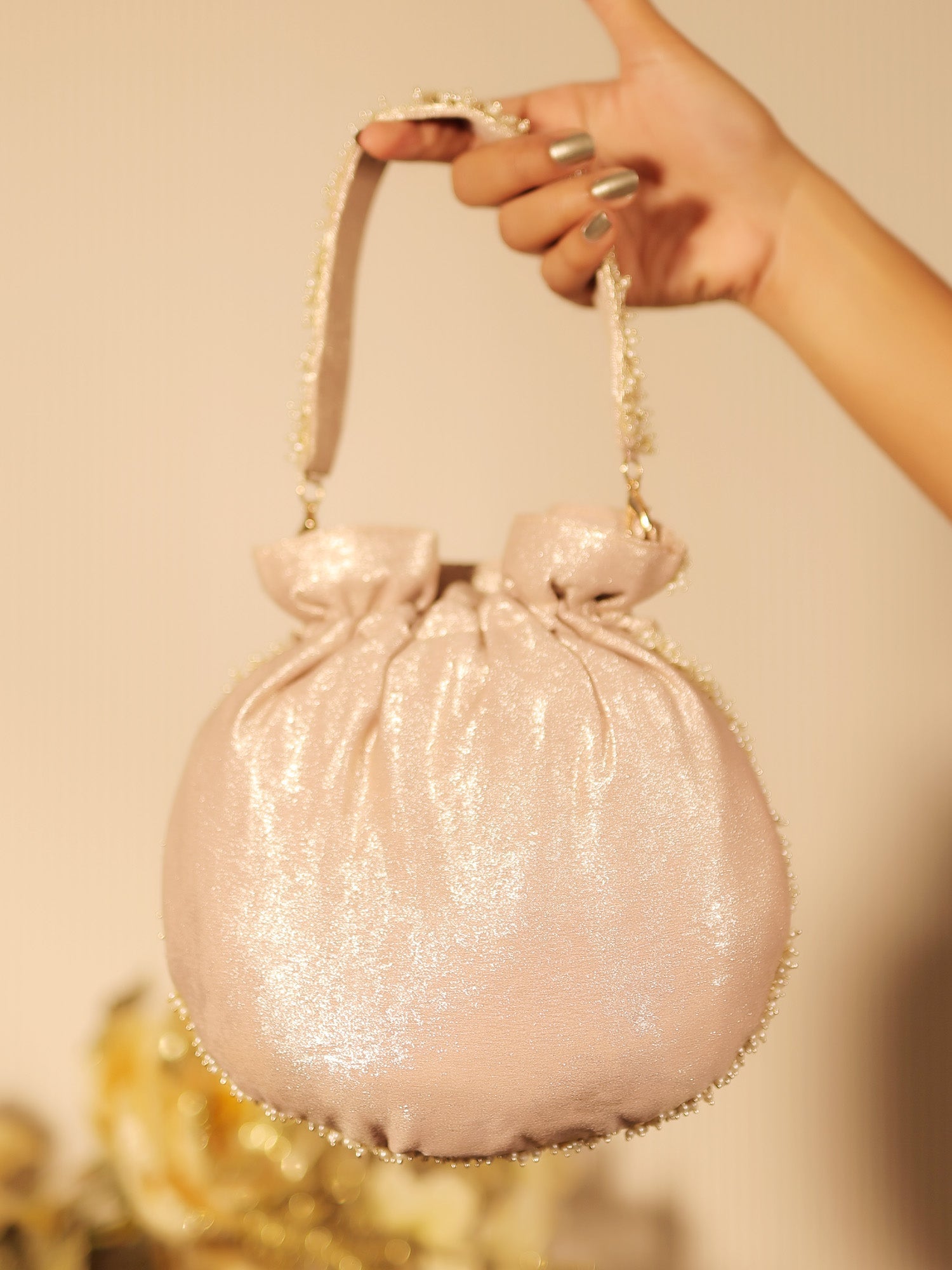 Marissa Pink Potli Bag