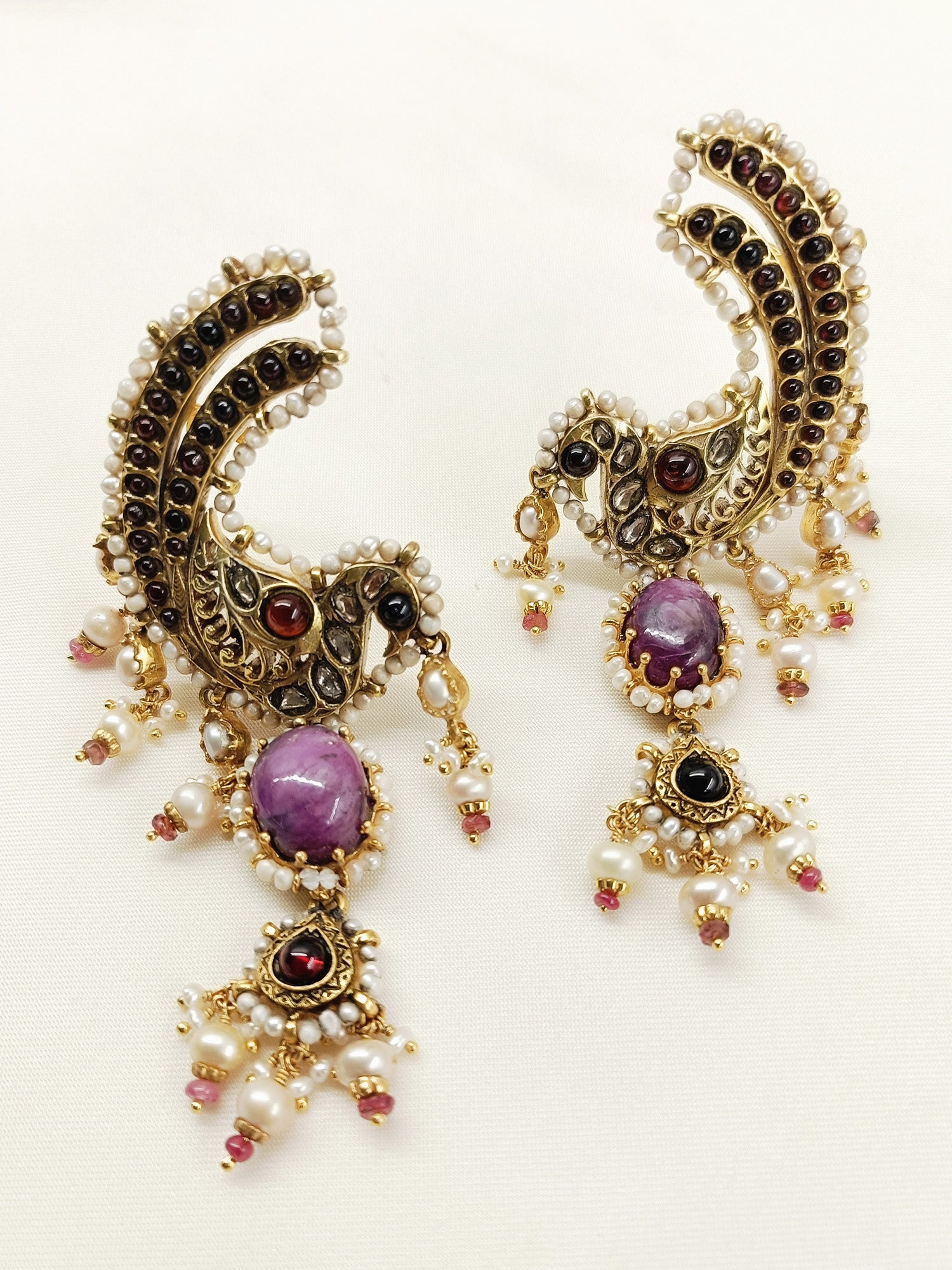 Moh Multi Colour 92.5 Silver Earring