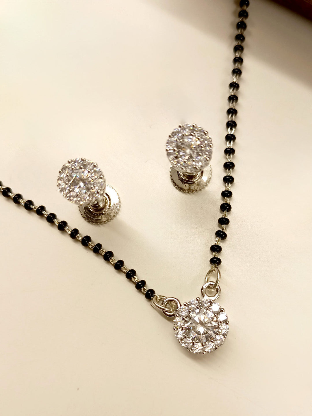 Jour White American Diamond Mangalsutra