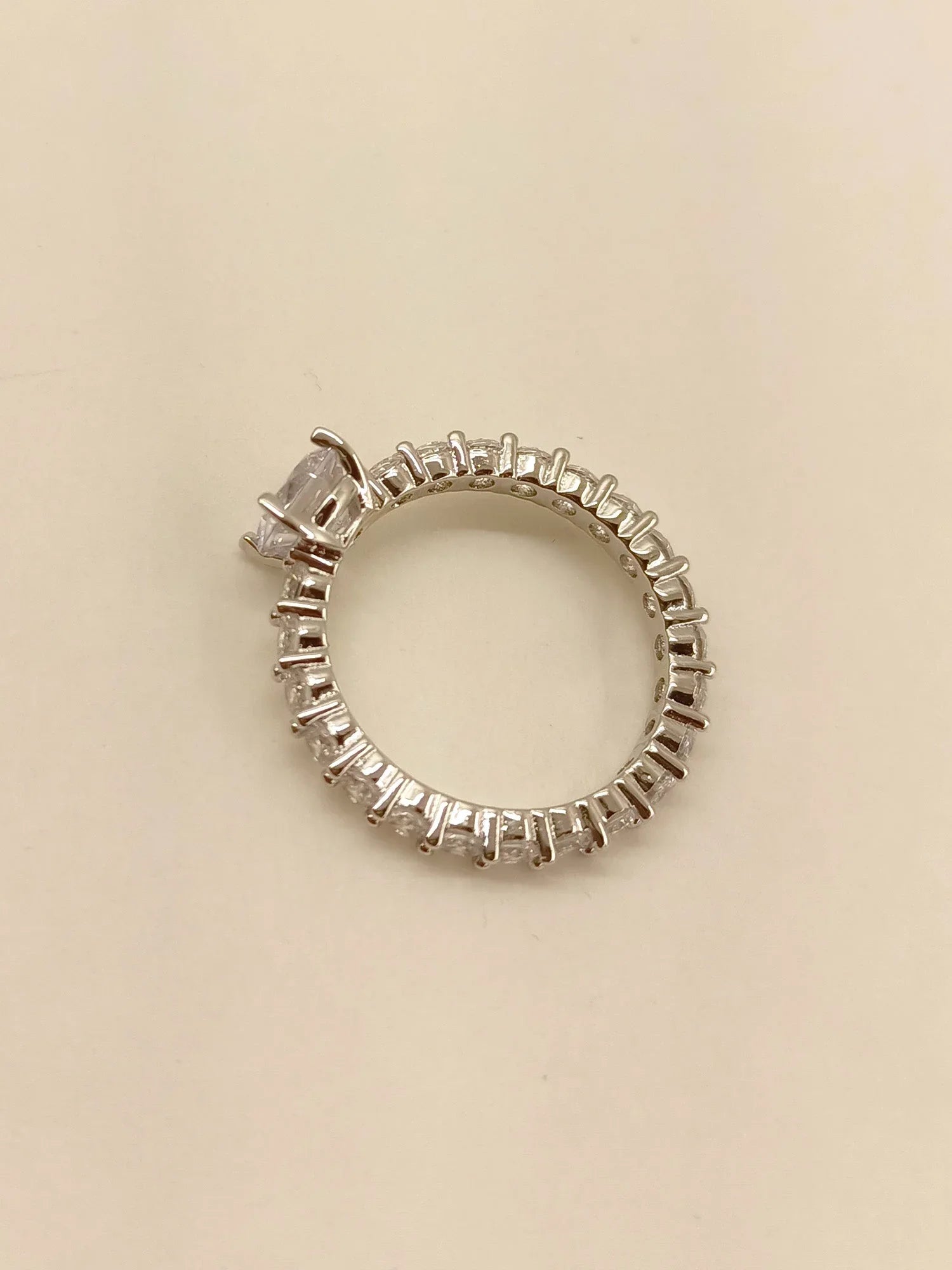 Sohini White American Diamond Finger Ring