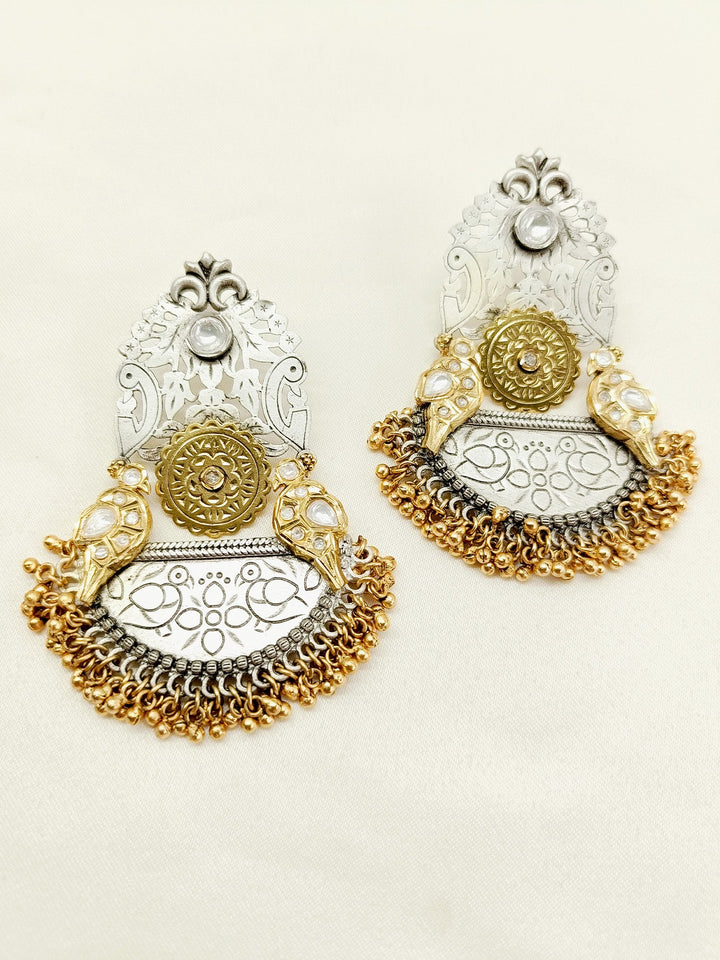 Kishvya White Bird Boutique Earrings