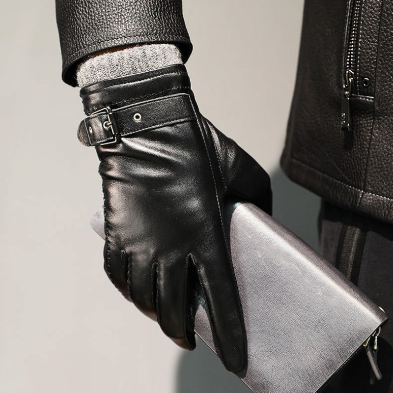 Carrington Genuine Leather Gloves  - By Qivii