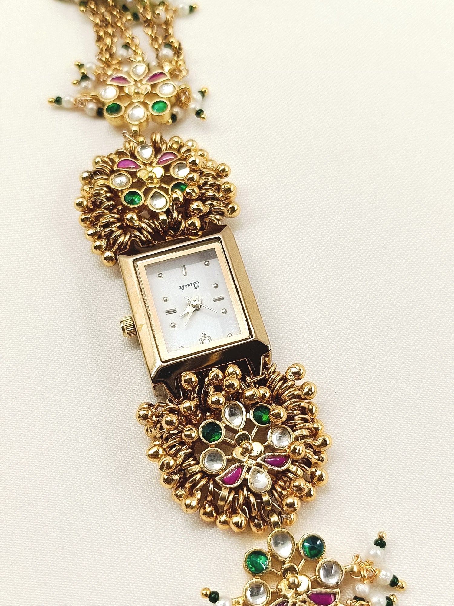 Deepti's Paachi Kundan Watch.