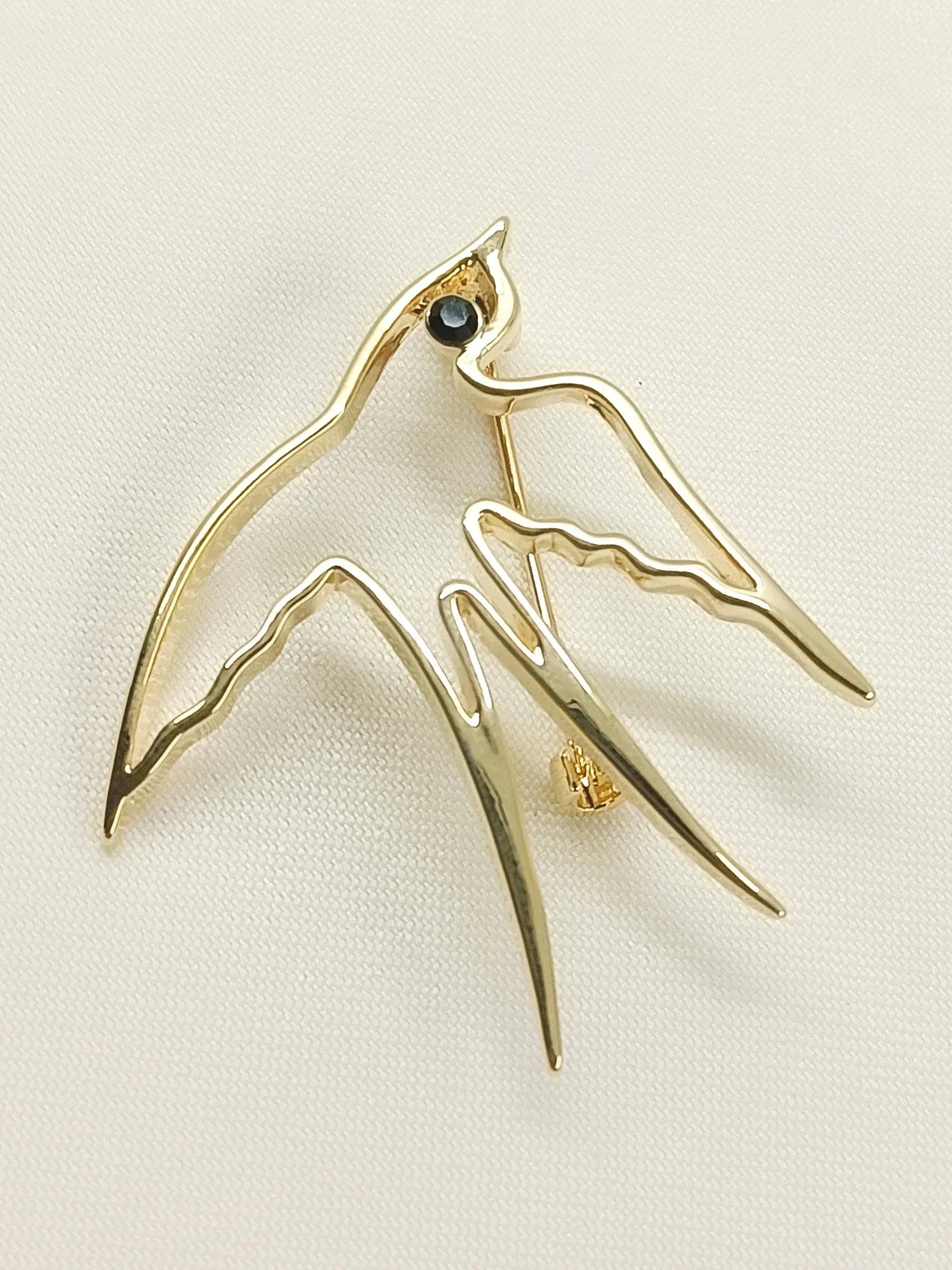 Ilina Golden Bird Brooch