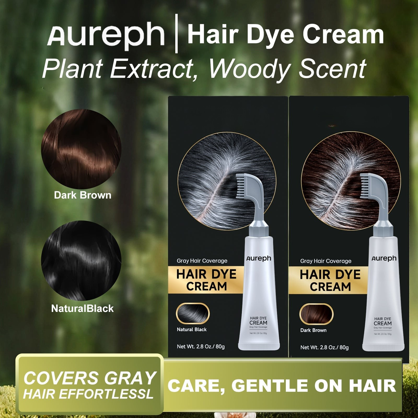 Natural Comb In Anti-Graying Cream