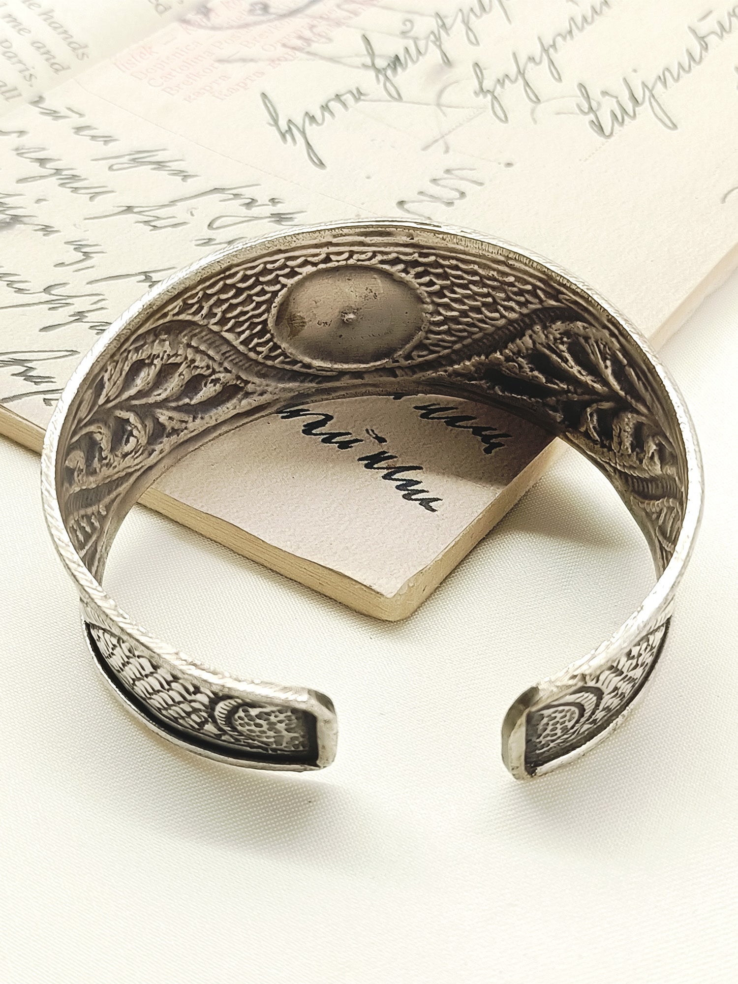 Valkyrie Grey Oxidized Bracelet