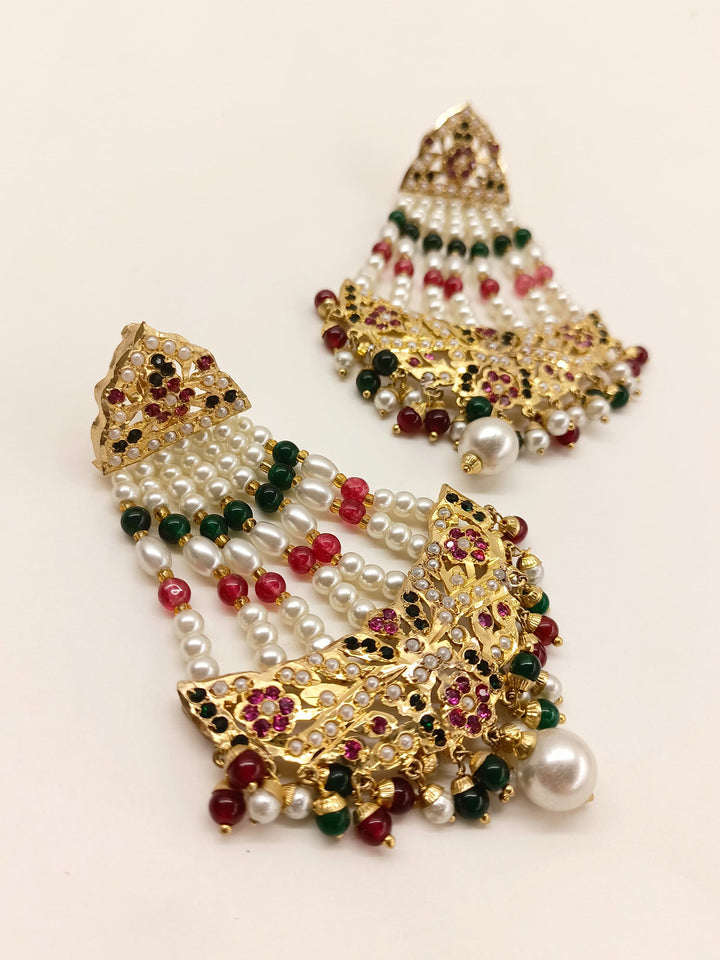 Takisha Multi Colour Judau Earrings