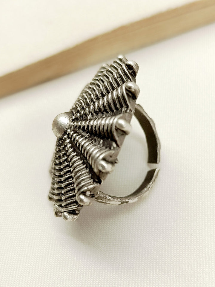 Cahya Plain Oxidized Finger Ring