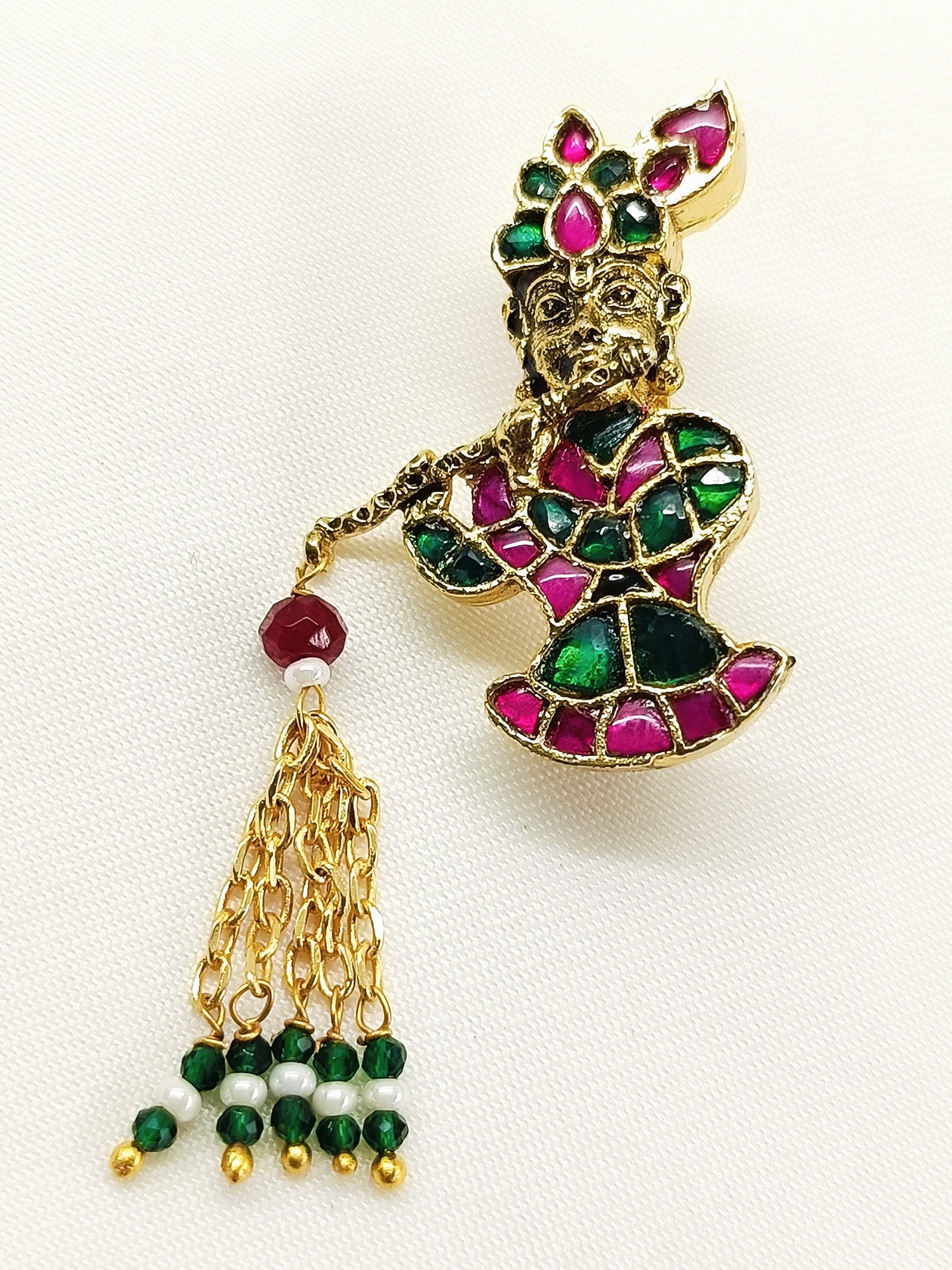 Jairaj R&G Krishna Ji Brooch