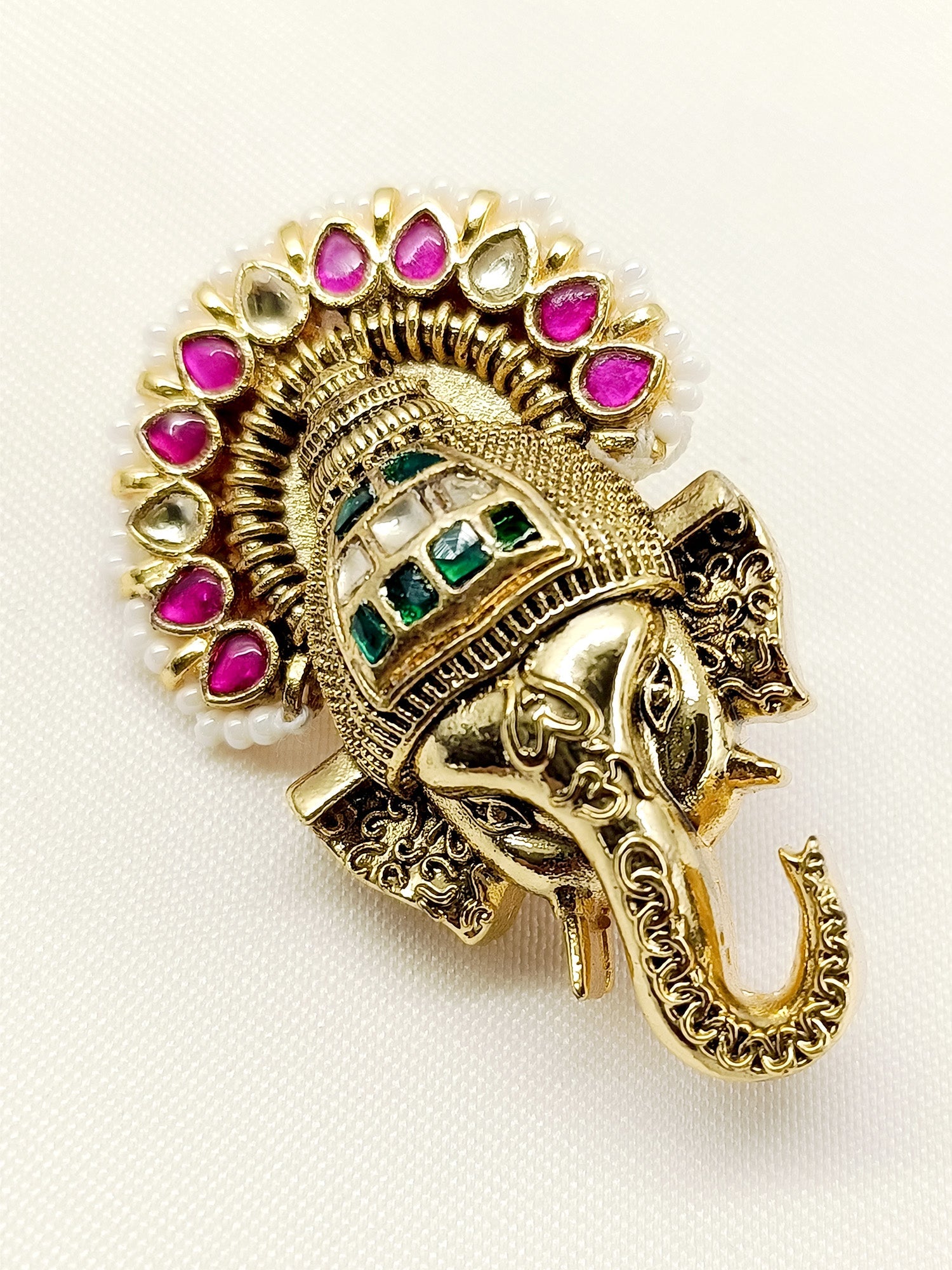 Agni R & G Ganesh Ji Brooch