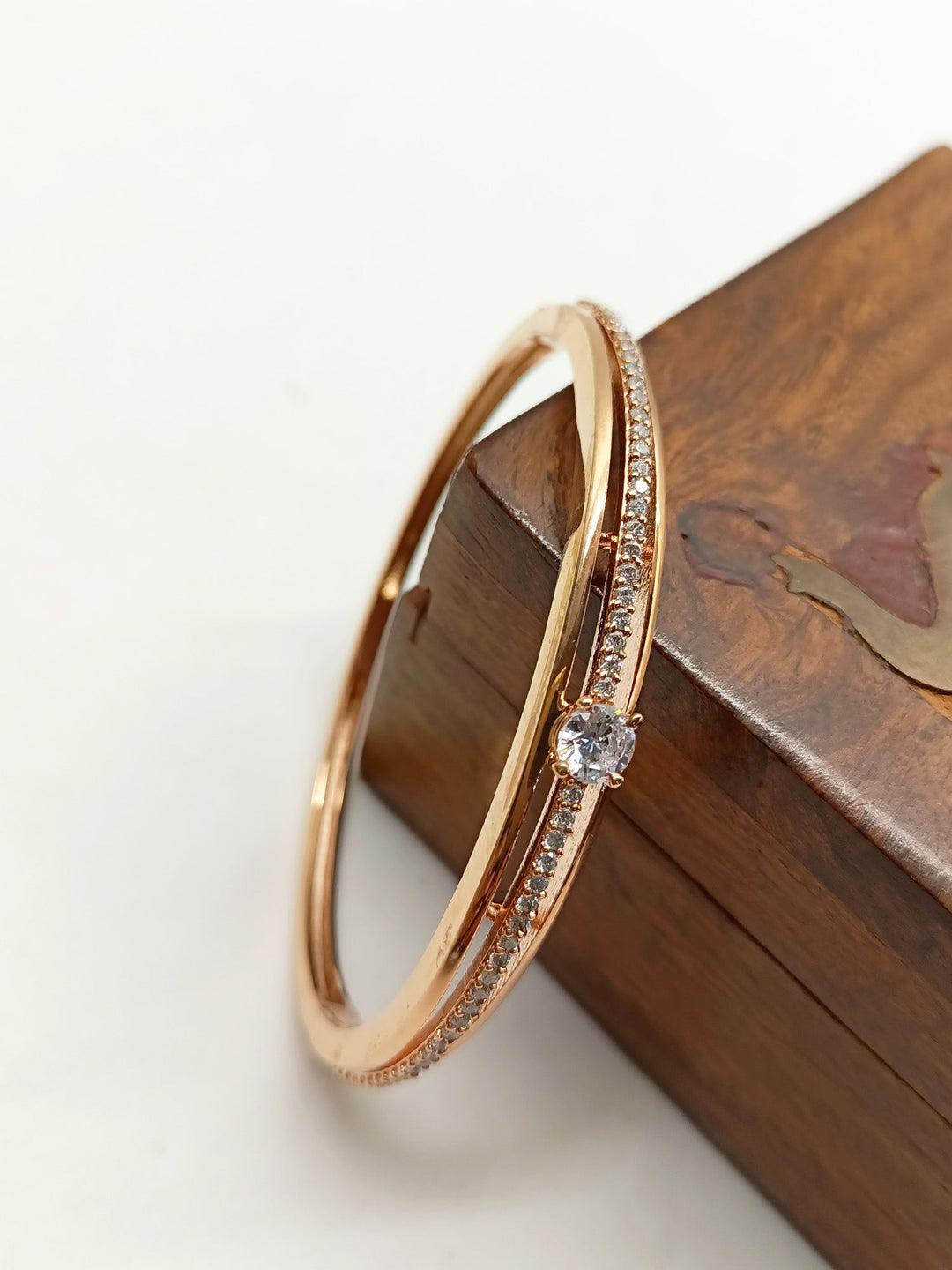 Malaysia Rose Gold Plated American Daimond Bracelet