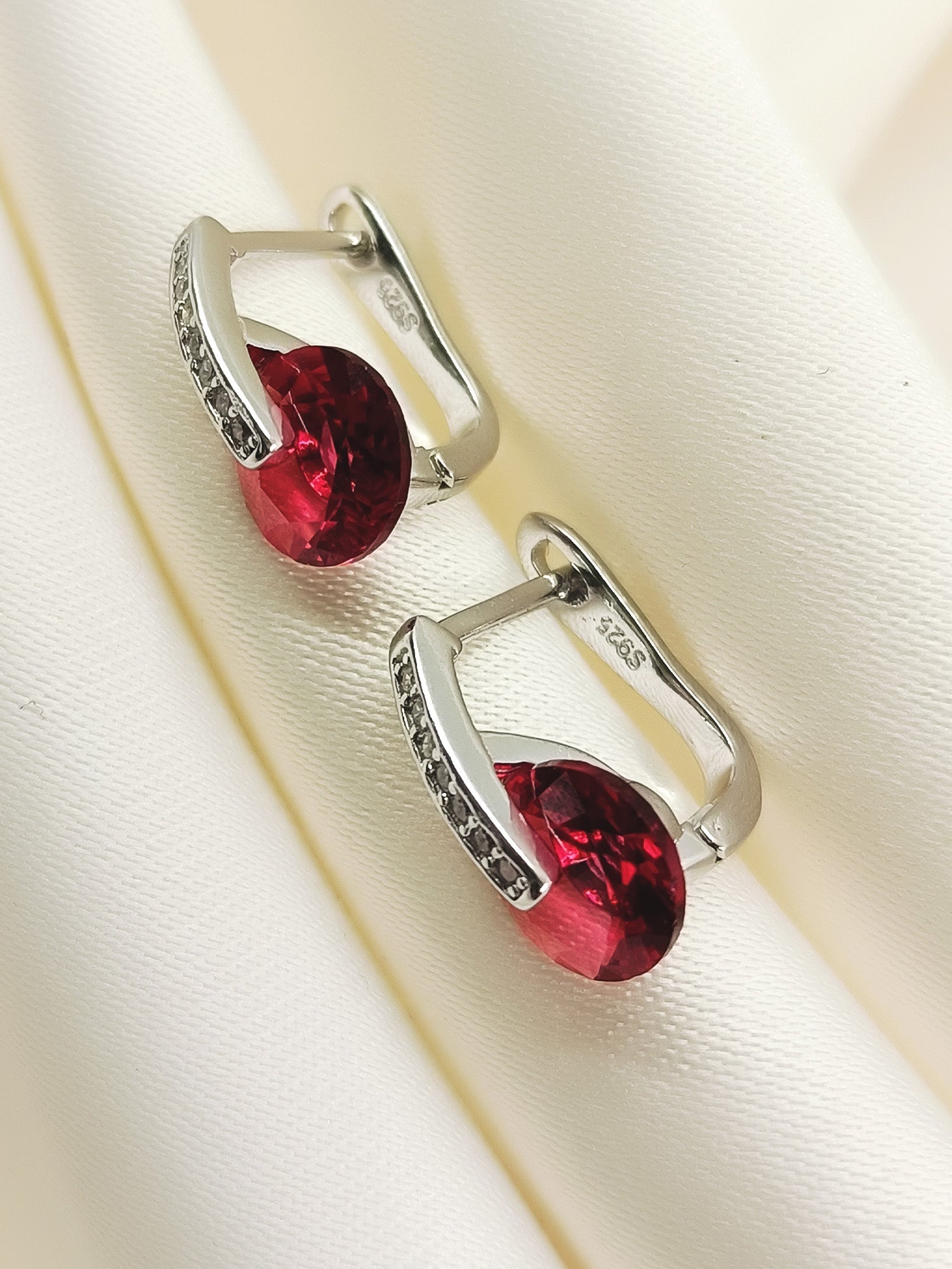 Buddhi 92.5 Silver Ruby Stone Bali