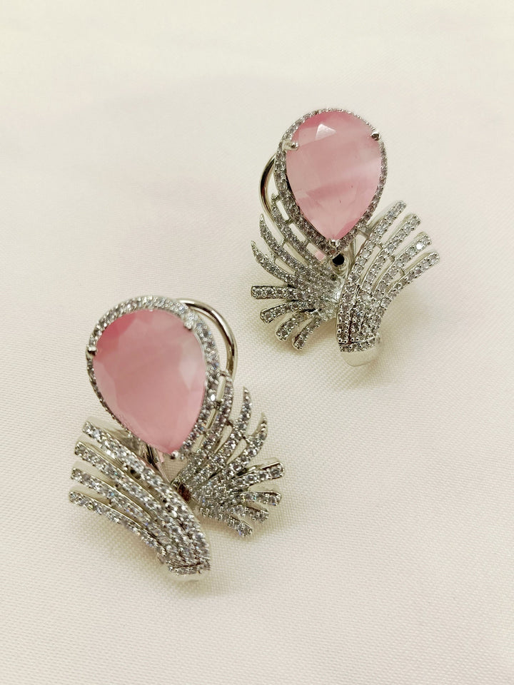 Vartika Baby Pink American Diamond Tops