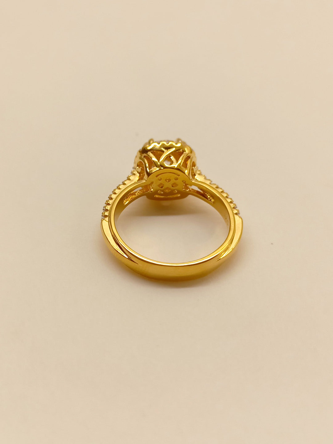 Elegant Seher American Diamond Finger Ring featuring a beautiful blend of traditional and modern design