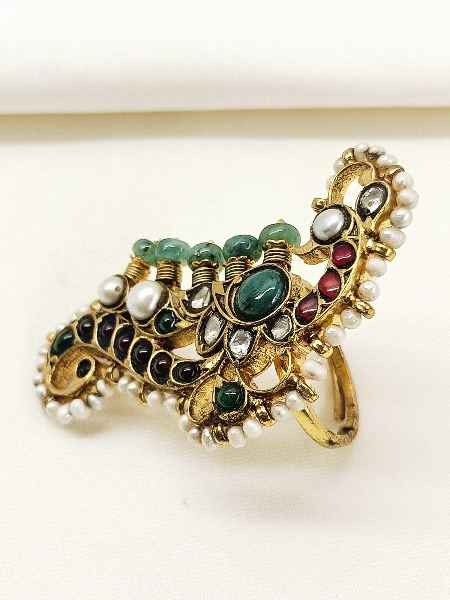 Hailey Multi Colour 92.5 Silver Finger Ring