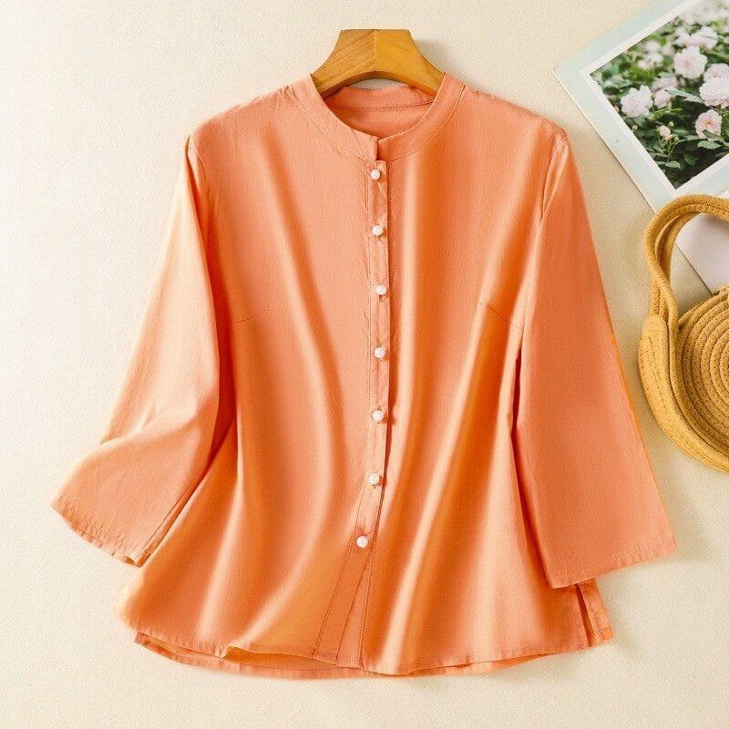 Camila Serena Satin Blouse  - By Qivii