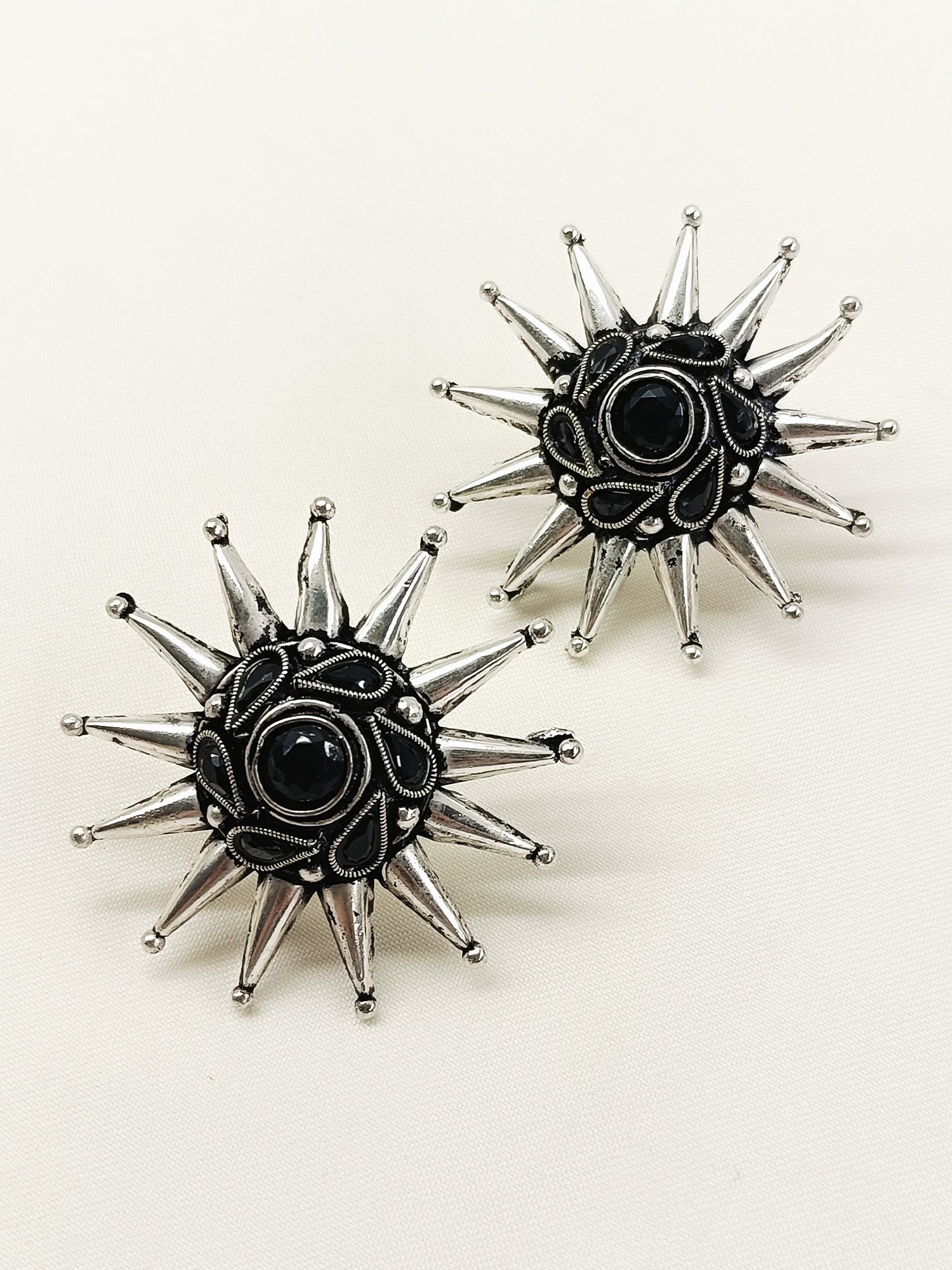 Vimalangi Black Oxidized Tops