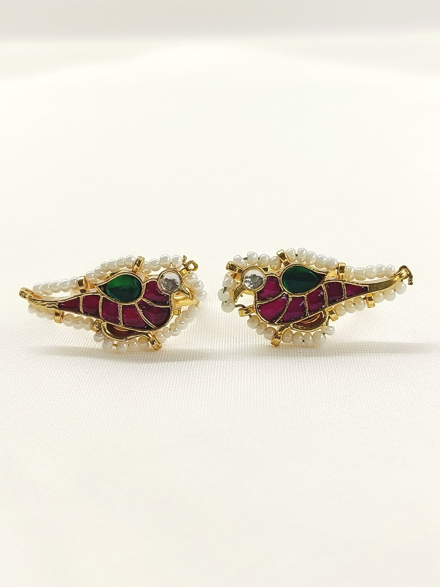 Amina R&G Bird Kundan Toe Ring