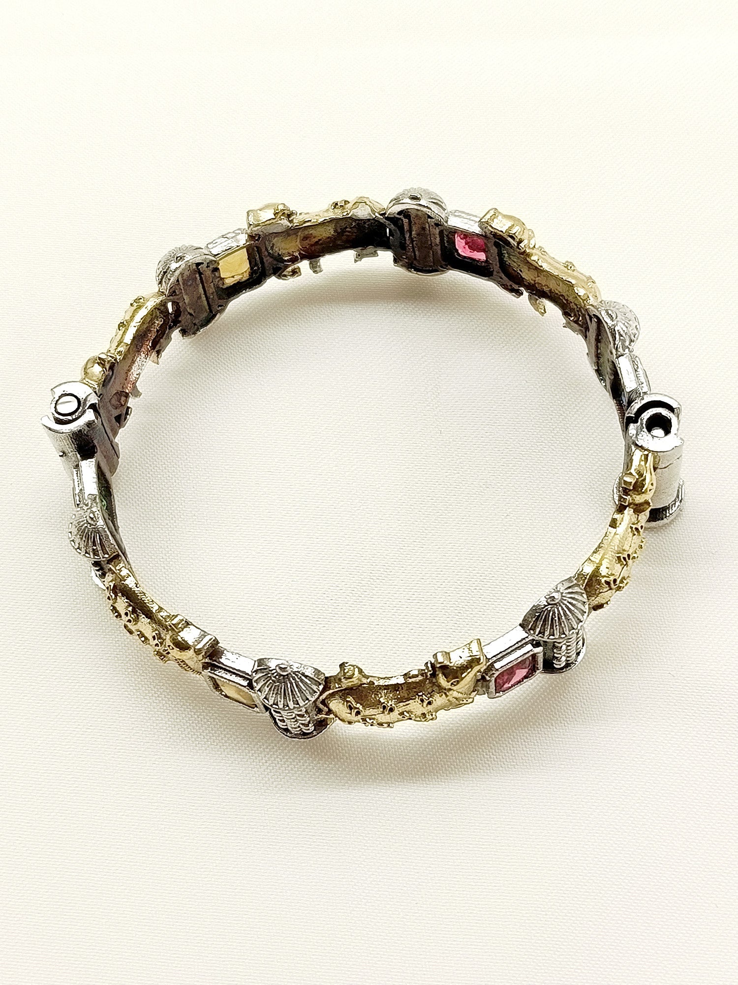 Aayesha Multi Colour Cow Oxidized Kada