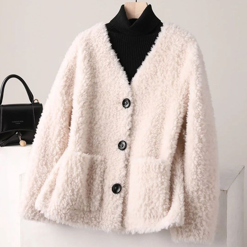 Miranda Couture Shearling Jacket  - By Qivii