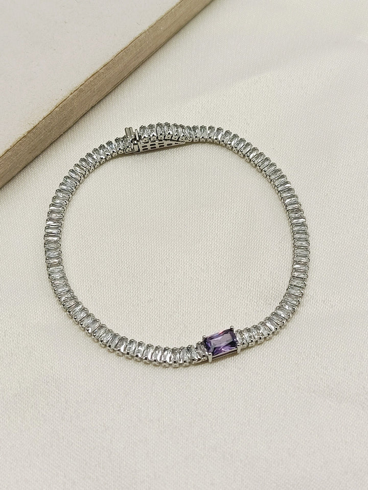 Xiti Lavender American Diamond Bracelet