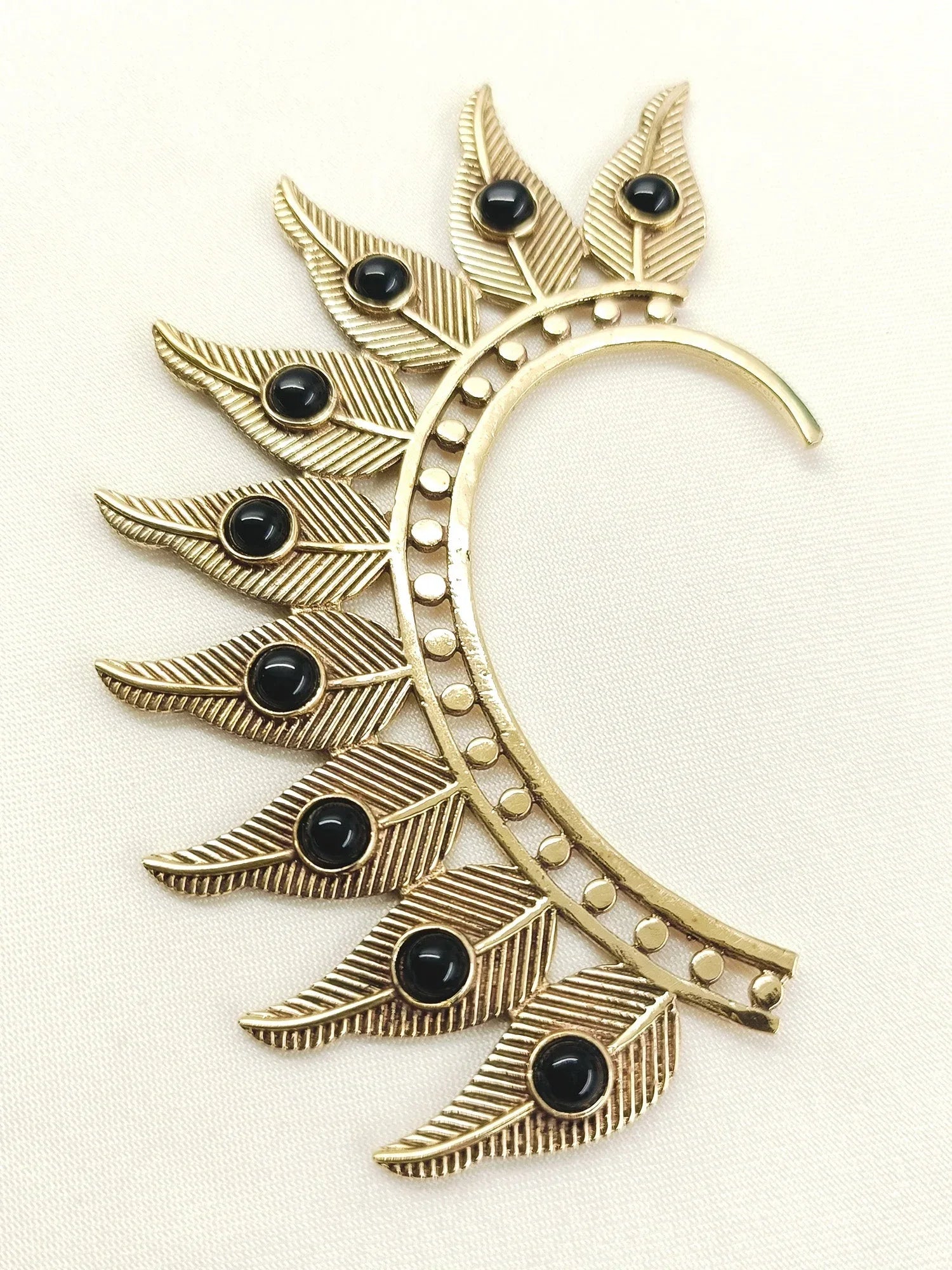 Surbhi Black Western Earcuffs