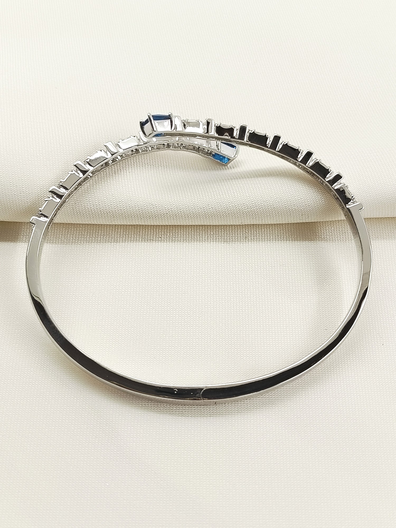 Shabnam Blue American Diamond Bracelet