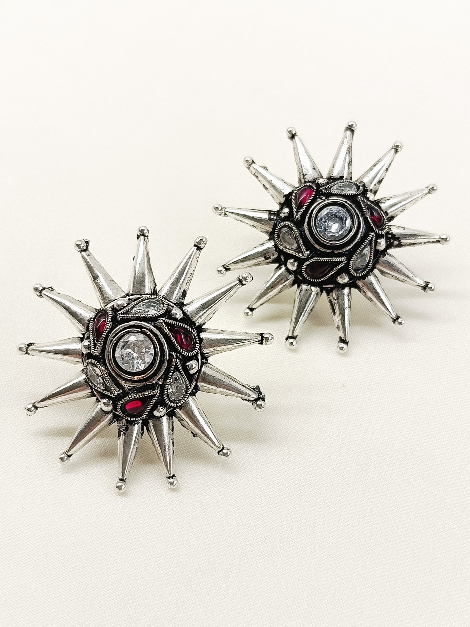 Ujjvala Ruby Oxidized Tops