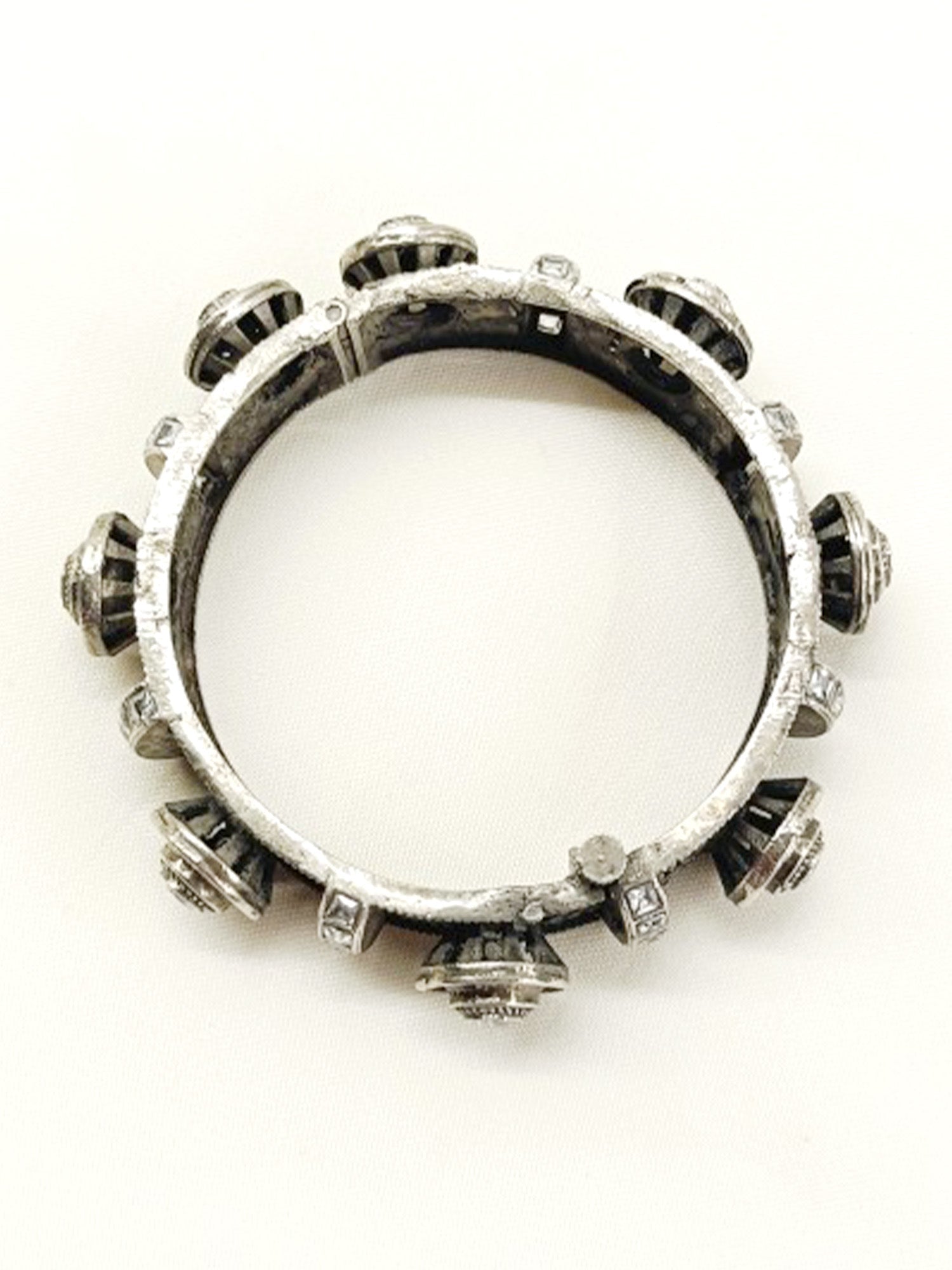 Darshi White Oxidized Kada