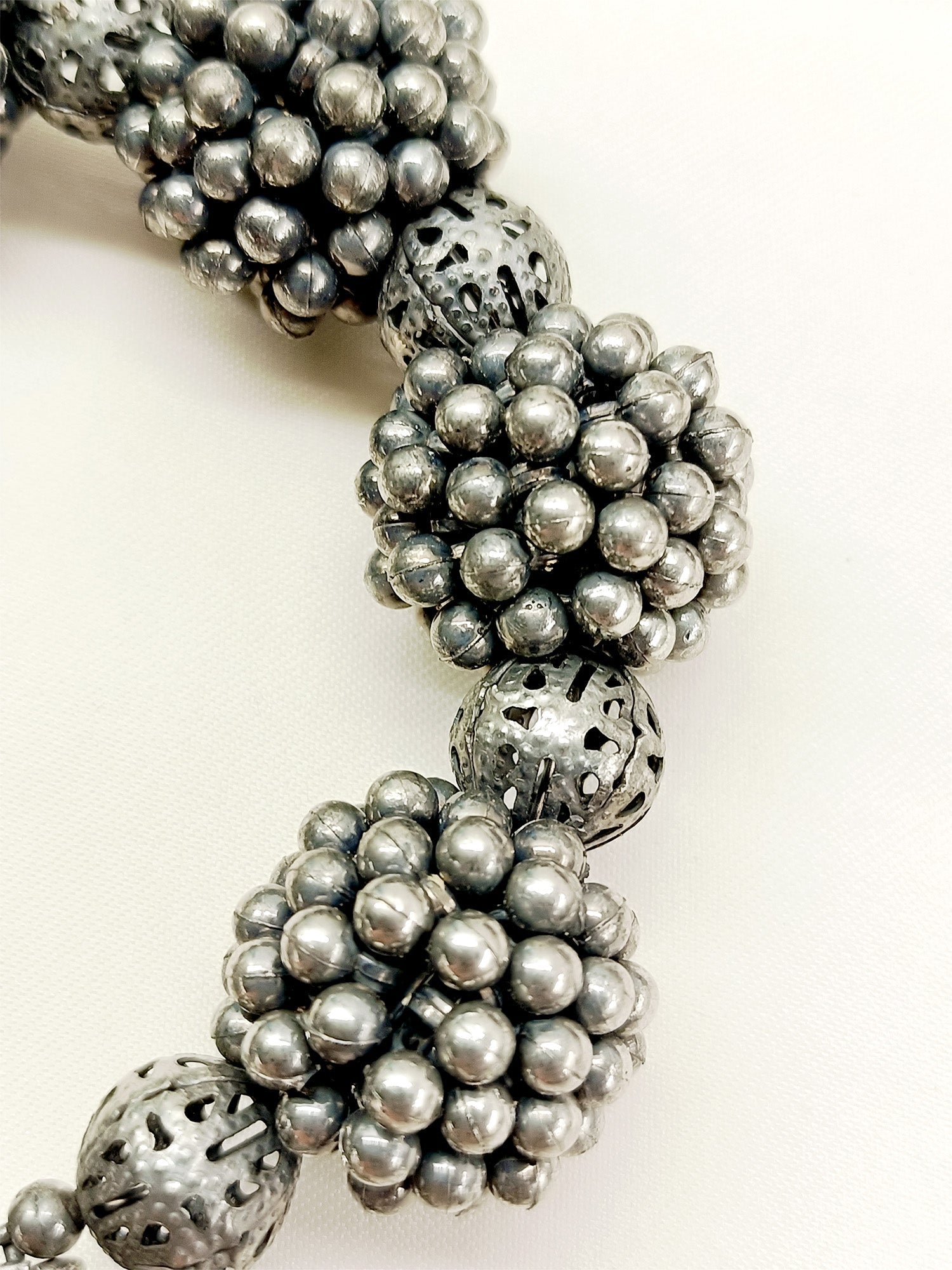 Azill Plain Oxidized Bracelet