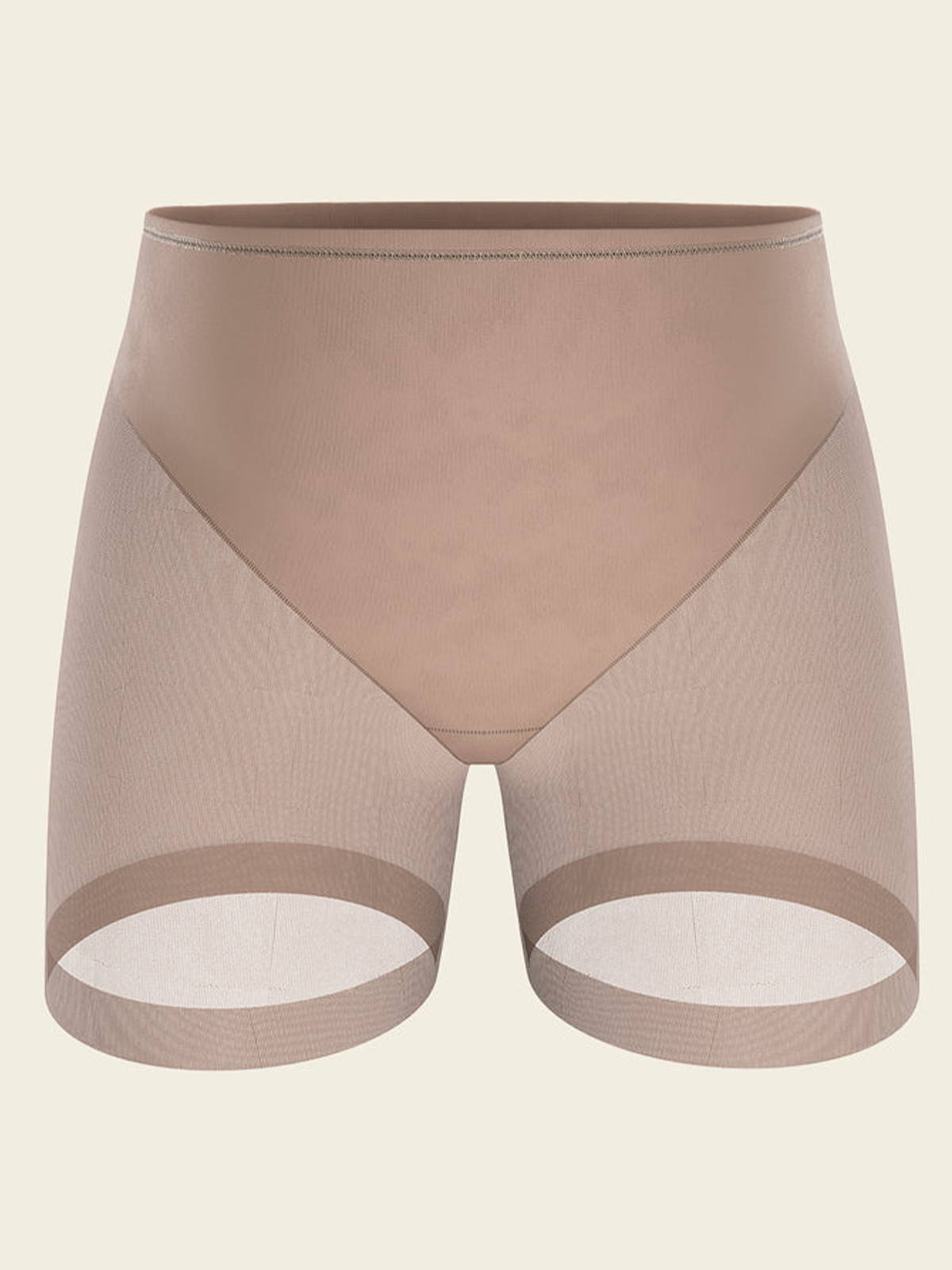 Seamless Undetectable Sheer Shaper Shorts Thong Anti-Chafing Mesh Shapewear Shorts  - By Qivii