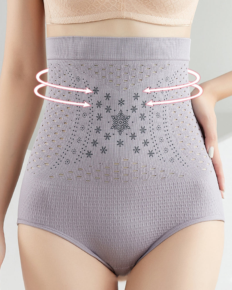 Women's Negative Ion Shaper Panty Breathable Hole Traceless Butt Lifter Underwear  - By Qivii