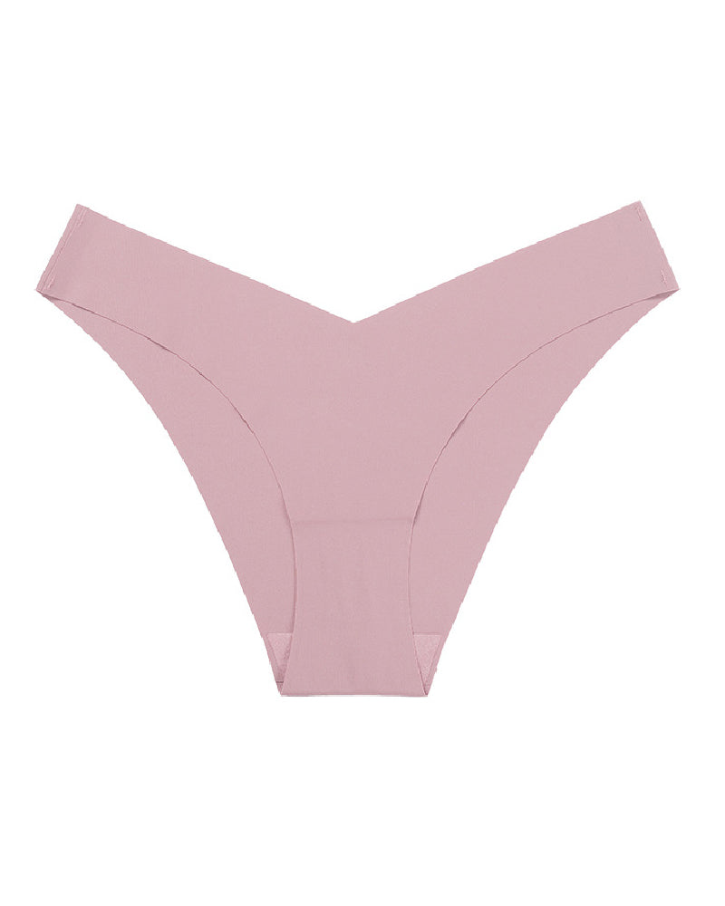 Sexy Ice Silk Low-Rise Panties Seamless Multicolor Briefs Lingerie  - By Qivii