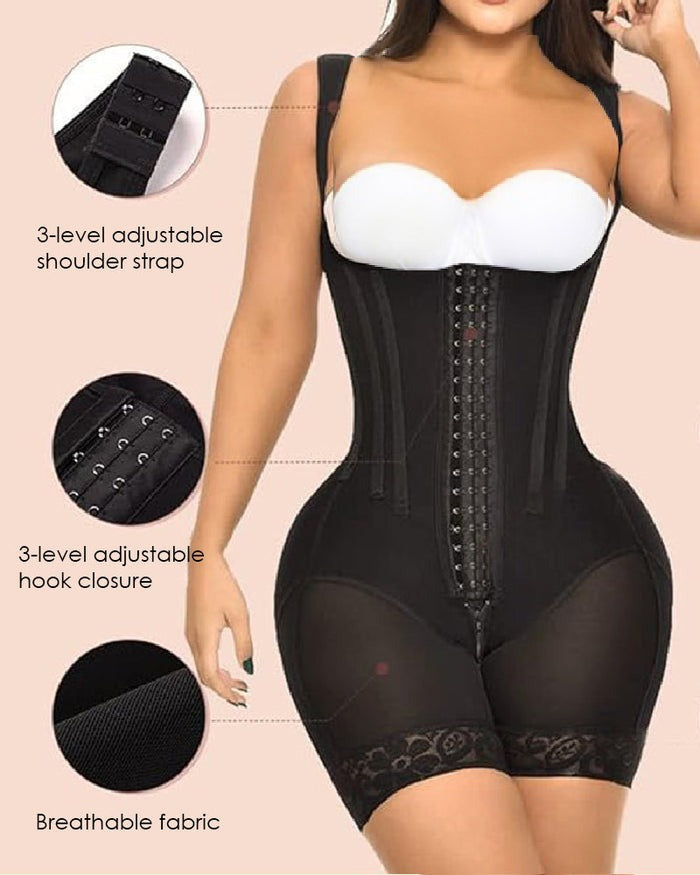 Shapshe® Tummy Control Fajas Colombianas Full Body Shaper Butt Lifter Thigh Slimmer Shapewear  - By Qivii