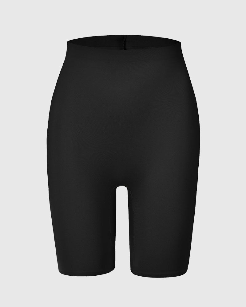 Mid-rise Seamless Shaping Shorts with Tummy control and Hip lift  - By Qivii