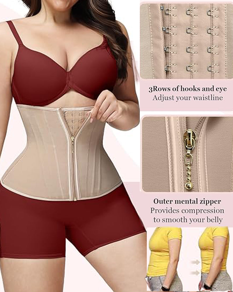 Shapshe® Zip & Breasted Body Shaper Tank Top Waist Trainer  - By Qivii