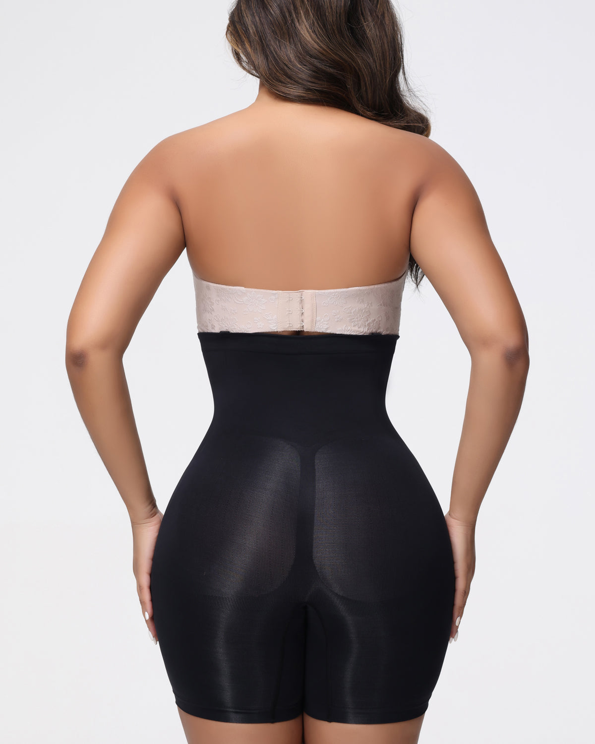 Shapshe® High Waist Seamless Slimming Shapewear Shorts With Removable Strap  - By Qivii