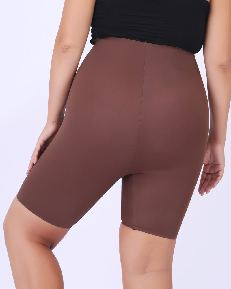Smooth High Waisted Tummy Control Shapewear Shorts Slimming Breathable Boxer Panties  - By Qivii