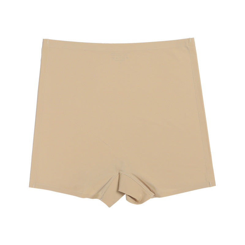 Solid Elastic Seamless Non-Slip Boyshorts Underwear  - By Qivii