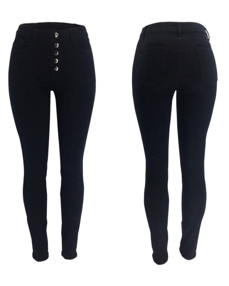 Women's High-Waisted Butt-Lifting Skinny Jeans  - By Qivii