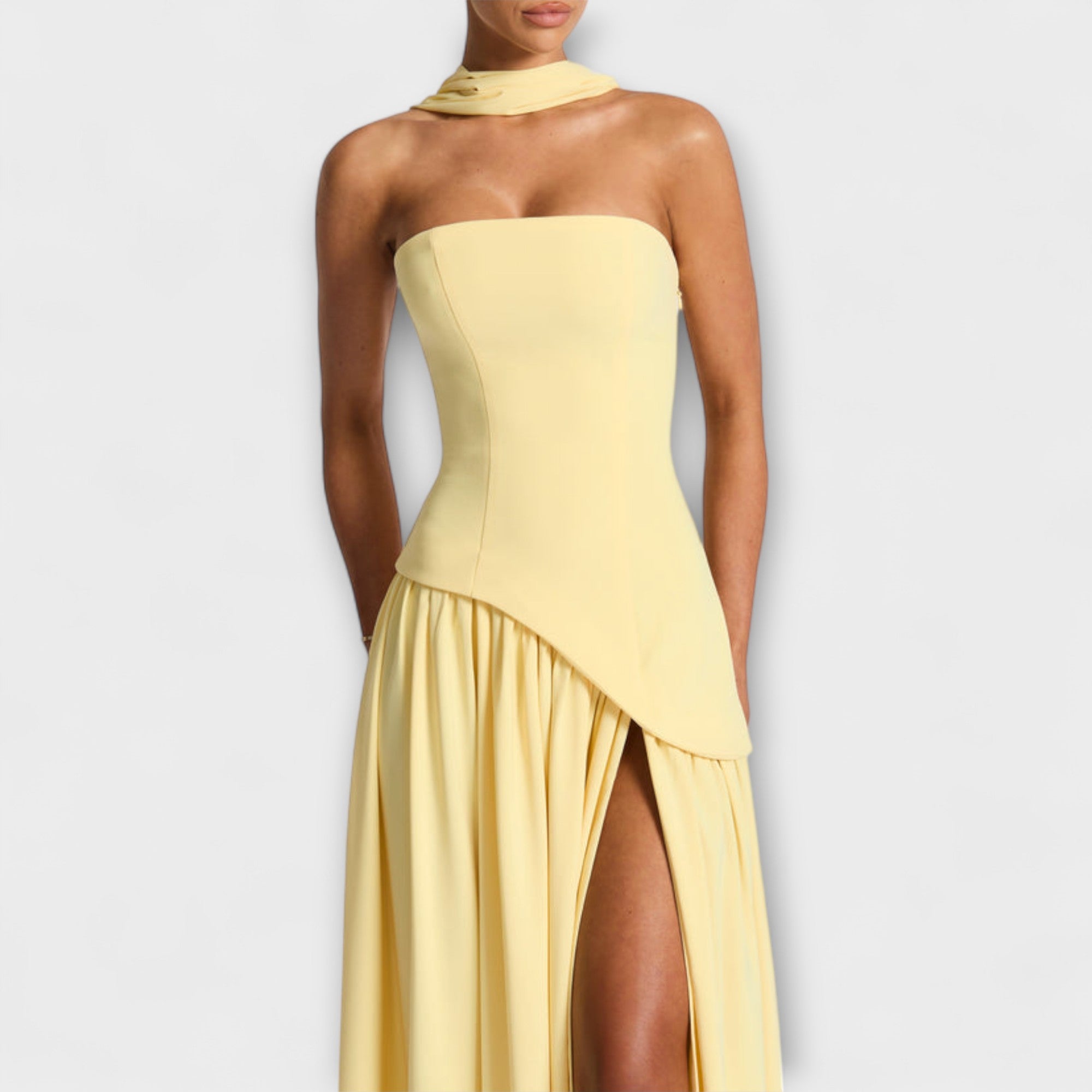Ada - Elegante Maxi Jurk  - By Qivii