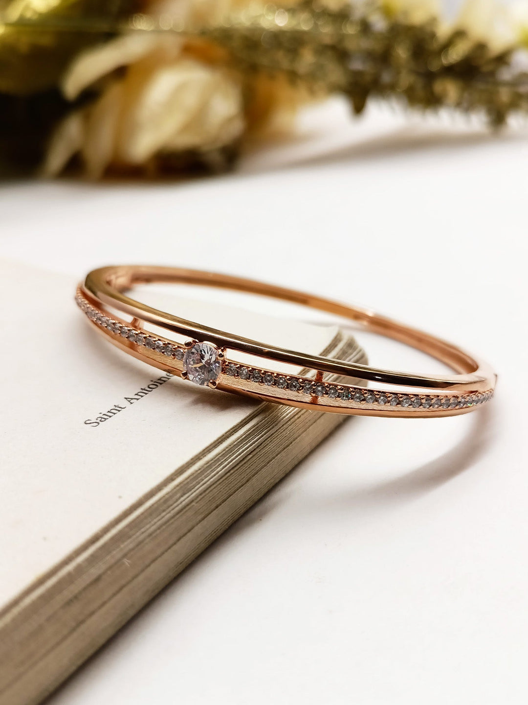 Malaysia Rose Gold Plated American Daimond Bracelet